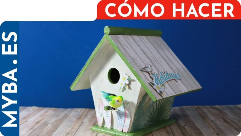 ¿Cómo decorar una casita de pájaros?